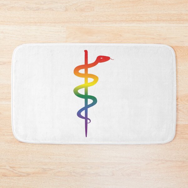 Item preview, Rod of Asclepius Pride Gradient Silhouette designed and sold by Artsy-Chemist.