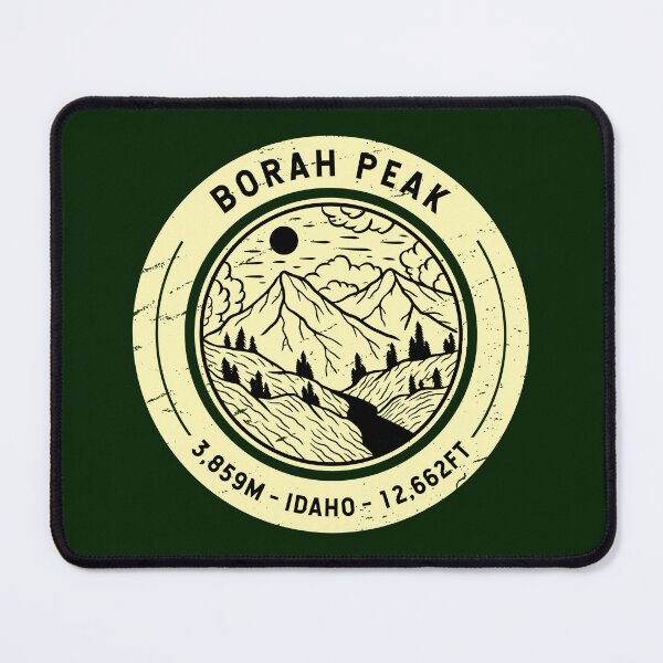 Item preview, Borah Peak Idaho | Hiking | Skiing designed and sold by KrisSidDesigns.