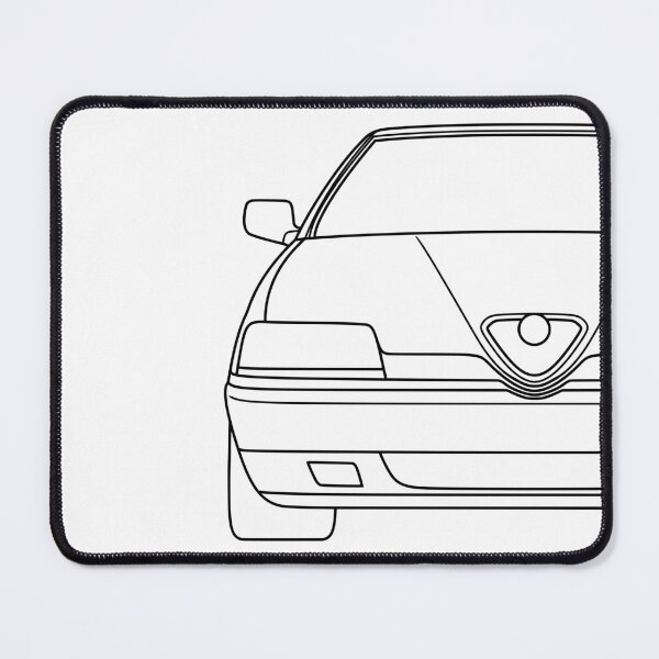Item preview, Alfa Romeo 164 black lines best t-shirt design designed and sold by EdimDesign.