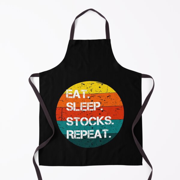 Item preview, Eat Sleep Stocks Repeat Vintage Retro designed and sold by rachidhaz.