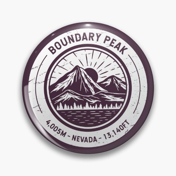 Item preview, Boundary Peak Nevada | Hiking | Skiing designed and sold by KrisSidDesigns.
