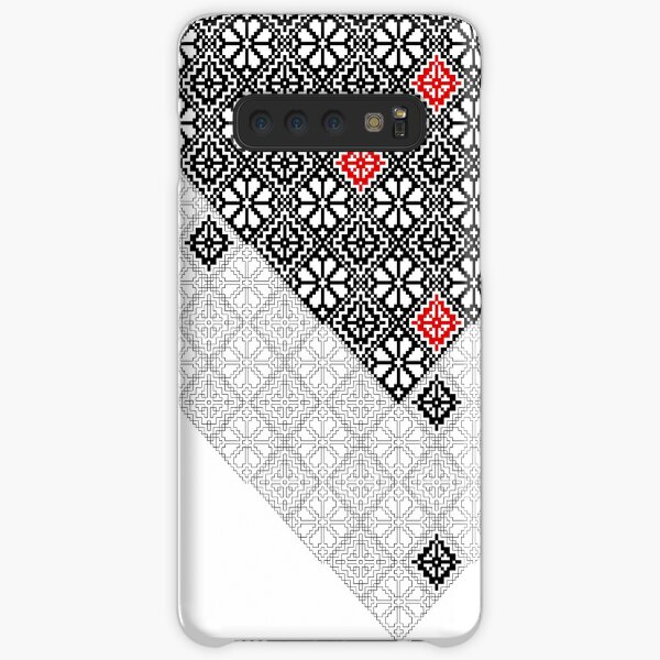 Stylish Ukrainian Black Embroidery Samsung Galaxy Snap Case