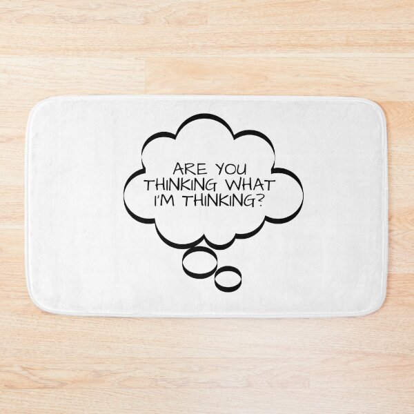 Item preview, Funny Thought Bubbles, Are You Thinking What I'm Thinking?, t-shirts gifts, mug gifts, sticker gifts, magnet gifts and more! designed and sold by JCMCDesigns.