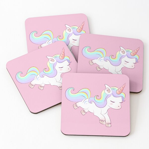 Item preview, Cute Little Unicorn Running - Kids Girls  designed and sold by OMGCutie.