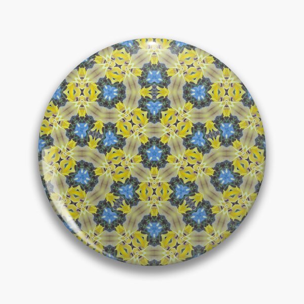 Aperçu de l'œuvre Motif de galaxie de Penrose bleu vif et jaune | Babiana Patule 1.5 créée et vendue par FRLF.