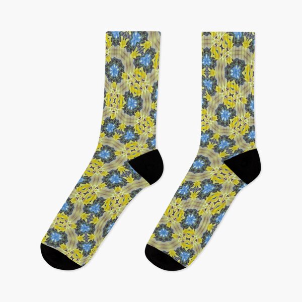 Item preview, Bright Bue and Yellow Penrose Galaxy Pattern | Babiana Patula 1.5 designed and sold by FRLF.