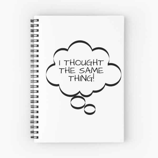 Item preview, Funny Thought Bubbles, I Thought The Same Thing!, t-shirts gifts, mug gifts, sticker gifts, magnet gifts and more! designed and sold by JCMCDesigns.
