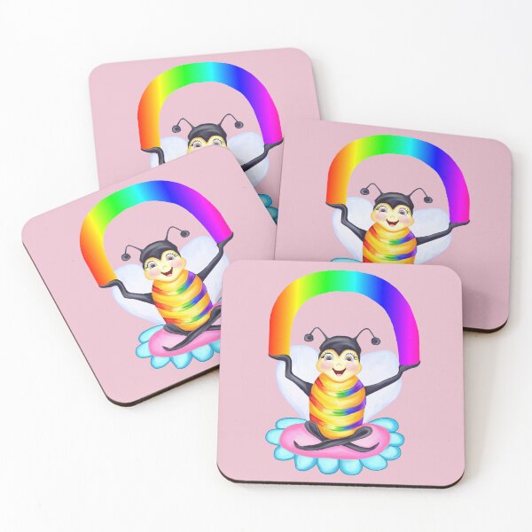 Item preview, Rainbow Spectrum Bee  designed and sold by Deborah Camp.