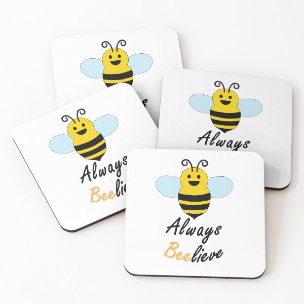 Item preview, Always Beelieve Funny Animal Pun designed and sold by DeliveryGeorge.