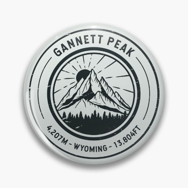 Item preview, Gannett Peak Wyoming | Hiking | Skiing designed and sold by KrisSidDesigns.