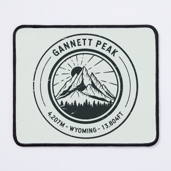 Item preview, Gannett Peak Wyoming | Hiking | Skiing designed and sold by KrisSidDesigns.
