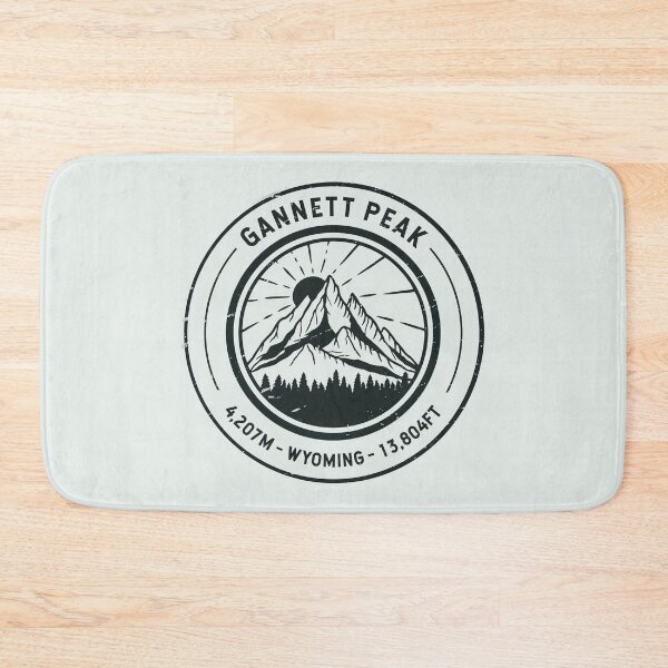 Item preview, Gannett Peak Wyoming | Hiking | Skiing designed and sold by KrisSidDesigns.
