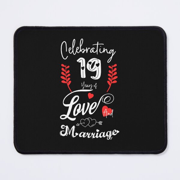 Item preview, Celebrating 19 years of love and marriage designed and sold by Teezlay Prints.