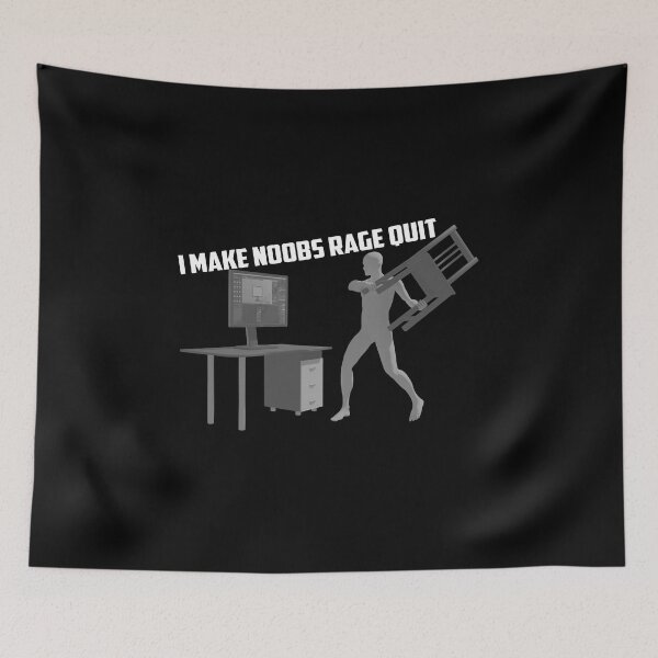 Item preview, I Make Noobs Rage Quit designed and sold by VibenGraphics.