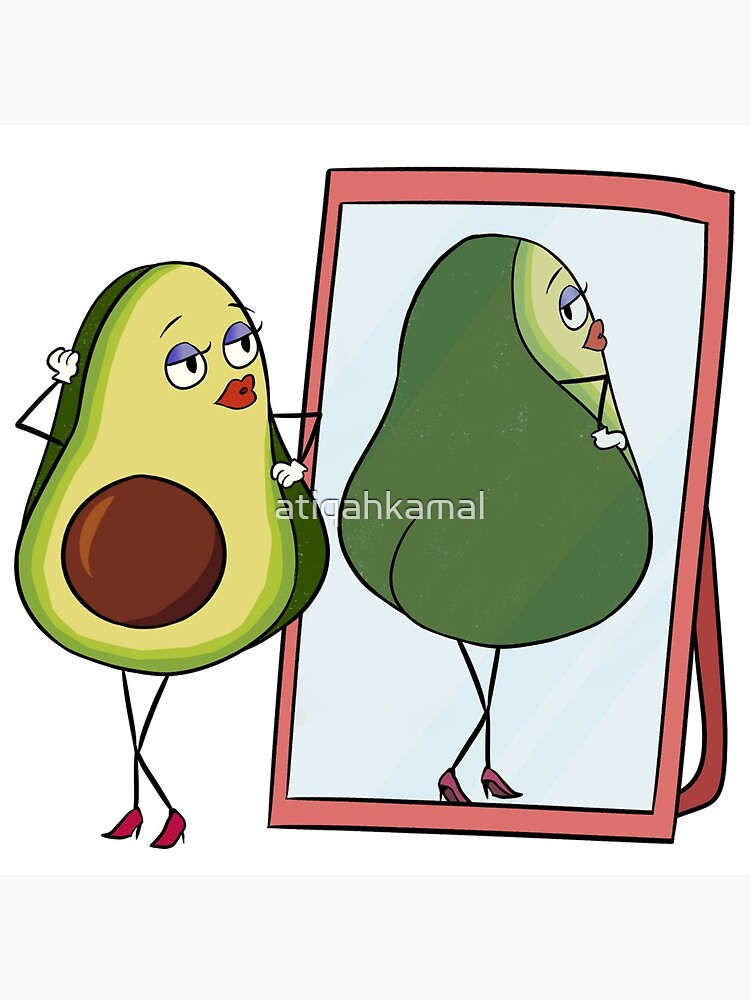 Sexy Avocado The Good Kind Of Fat Poster For Sale By Atiqahkamal Redbubble