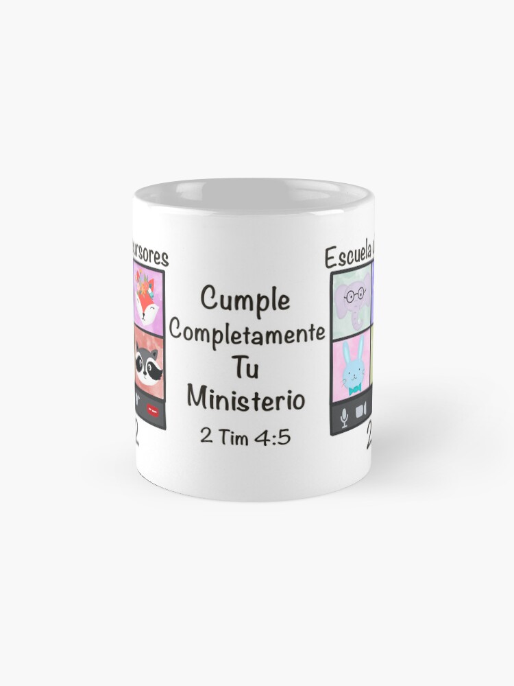 Thumbnail 4 of 6, Coffee Mug, Escuela de Precursores Spanish Pioneer School Mug 2022 Zoom Virtual PSS Gift Zoomtopia designed and sold by RegalitosParaTi.