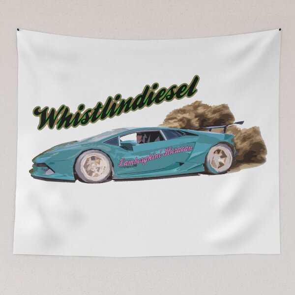 Item preview, Whistlindiesel's lamborghini - Colorful illustration designed and sold by kulasevic23.