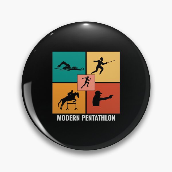 Item preview, Modern Pentathlon - Swimming Fencing Riding Shooting Running designed and sold by CuteDesigns1.