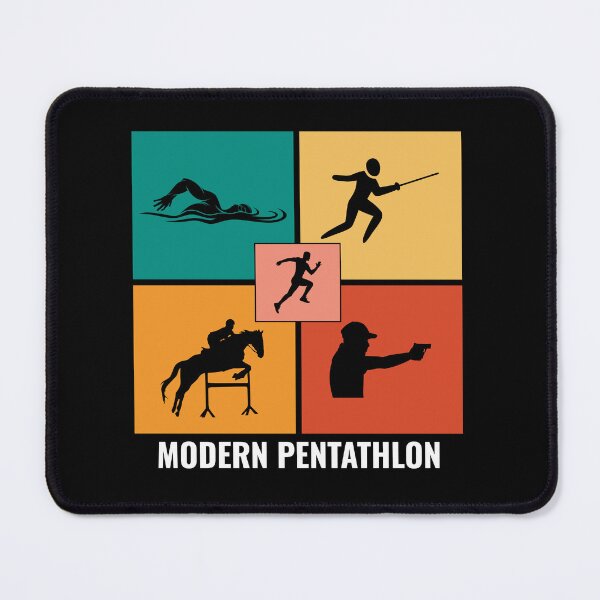 Item preview, Modern Pentathlon - Swimming Fencing Riding Shooting Running designed and sold by CuteDesigns1.