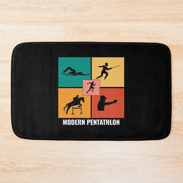 Item preview, Modern Pentathlon - Swimming Fencing Riding Shooting Running designed and sold by CuteDesigns1.