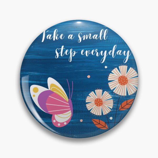 Item preview, Self improvement - one step at a time motivation in many colors designed and sold by Arteartz.