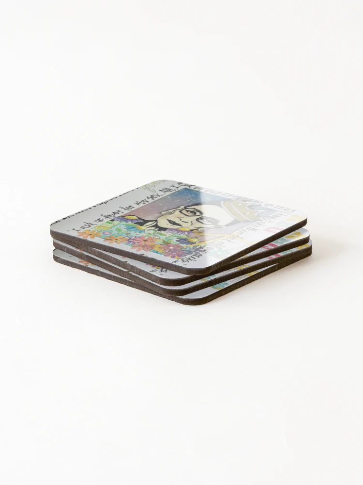 Thumbnail 4 of 5, Coasters (Set of 4), Be "Ruth"less designed and sold by Lauryn Gintert.