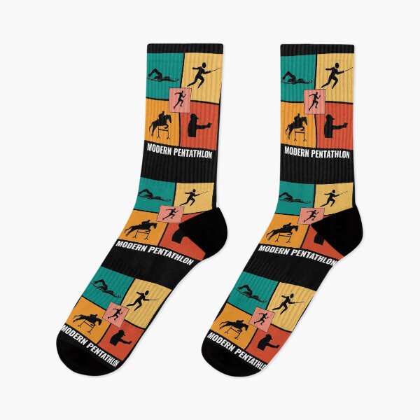 Item preview, Modern Pentathlon - Swimming Fencing Riding Shooting Running designed and sold by CuteDesigns1.