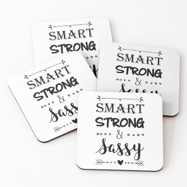 Item preview, Smart Strong and Sassy, Women and Girls designed and sold by PrintedKat.