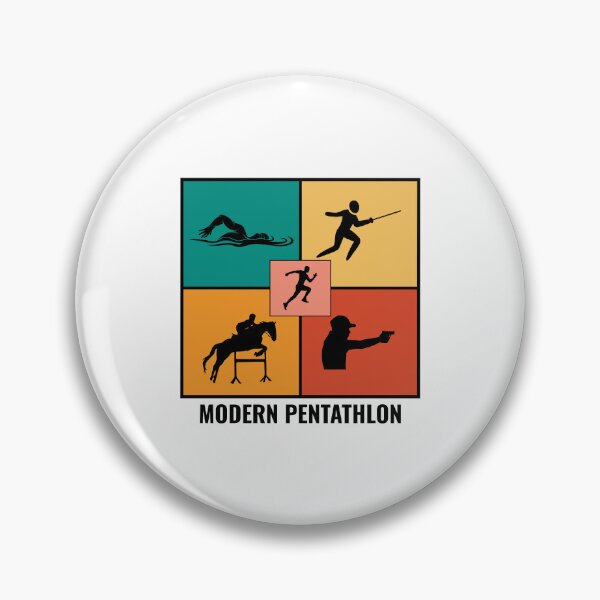 Item preview, Modern Pentathlon - Swimming Fencing Riding Shooting Running designed and sold by CuteDesigns1.