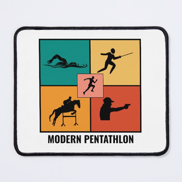Item preview, Modern Pentathlon - Swimming Fencing Riding Shooting Running designed and sold by CuteDesigns1.