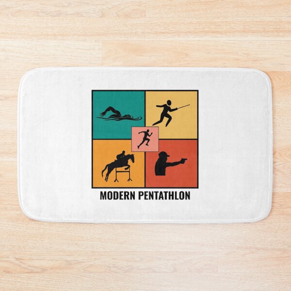 Item preview, Modern Pentathlon - Swimming Fencing Riding Shooting Running designed and sold by CuteDesigns1.
