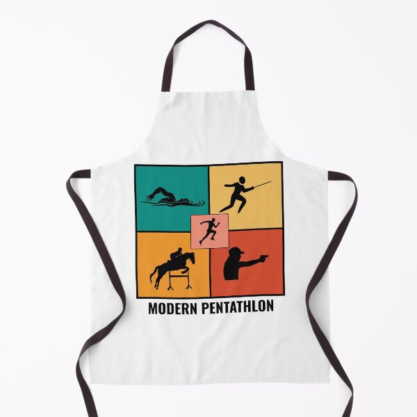 Item preview, Modern Pentathlon - Swimming Fencing Riding Shooting Running designed and sold by CuteDesigns1.