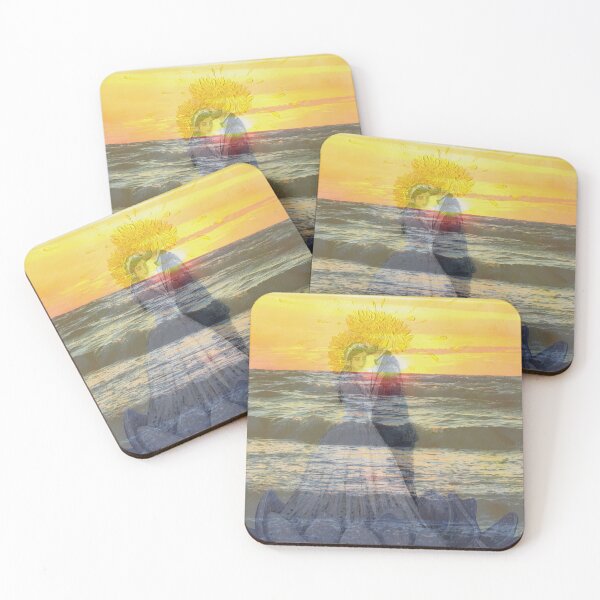 Item preview, Mixed Media: Sunset, seascape and oil painting, photo and painting by Marina Daniluka designed and sold by MariDaniArt.