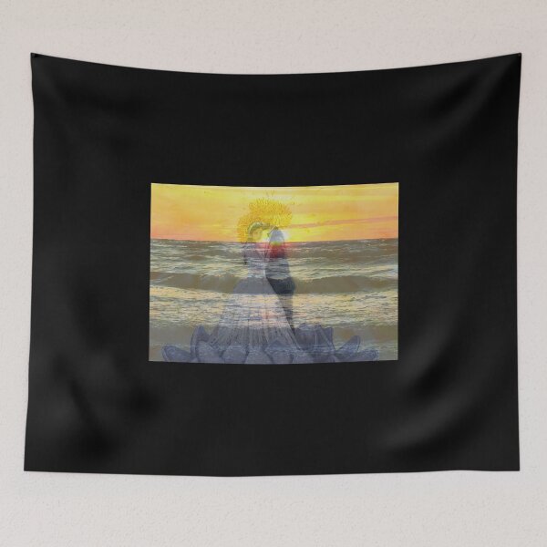 Item preview, Mixed Media: Sunset, seascape and oil painting, photo and painting by Marina Daniluka designed and sold by MariDaniArt.