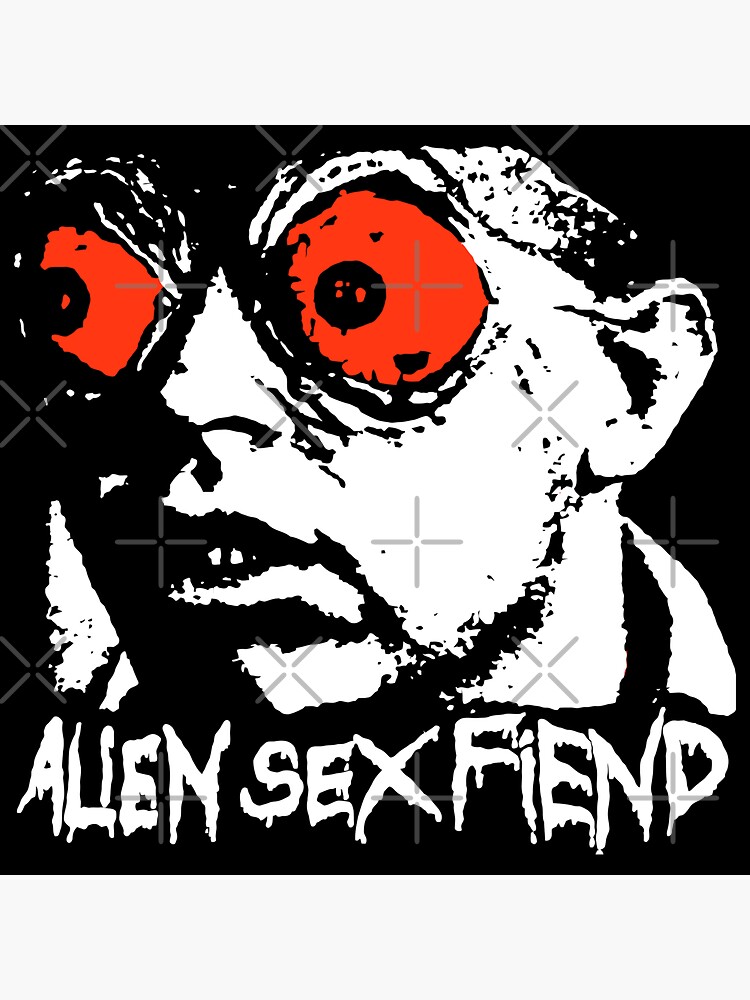 Alien Sex Fiend Acid Bath Sticker For Sale By Riannaben Redbubble