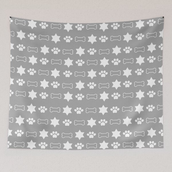 Item preview, Jewish Dog Design gray designed and sold by NJGDesigns.
