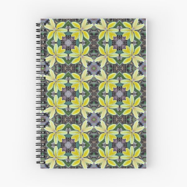 Item preview, Patrón de repetición de flor abstracta amarilla y verde | Babiana Patula 1.6 designed and sold by FRLF.