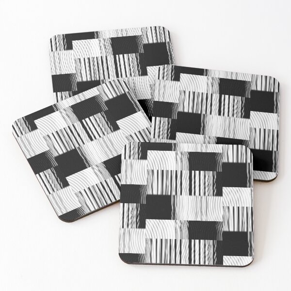 Item preview, Black and White Glitch Art designed and sold by AintJames.