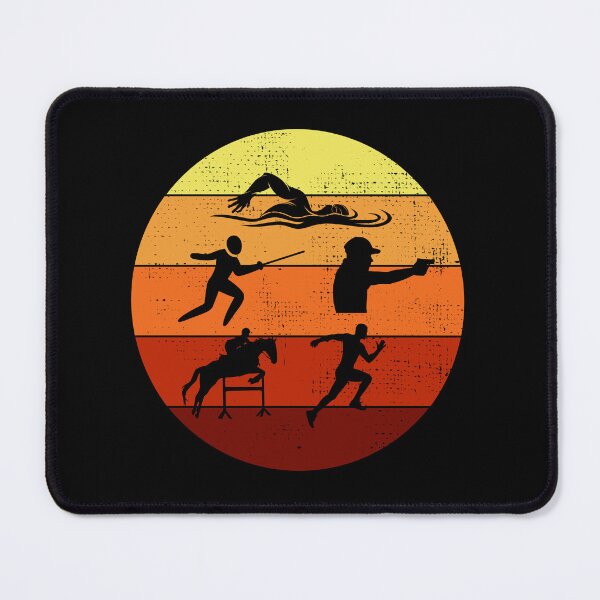 Item preview, Modern Pentathlon - Swimming Fencing Riding Shooting Running designed and sold by CuteDesigns1.
