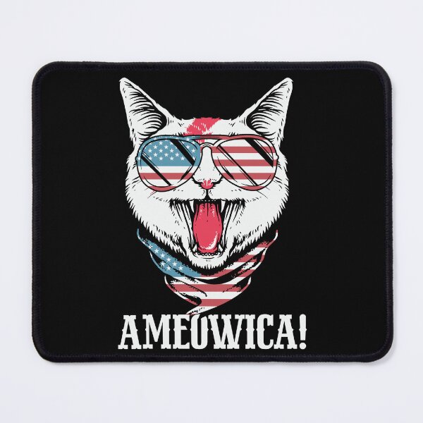 Item preview, Meowica Ameowica American Vintage Cat- Funny Meowica Independence Day 4th of July American Cat Tee Design Gift Idea for 4th of July Cat Lovers designed and sold by Prince - Bestseller ★★★★★.