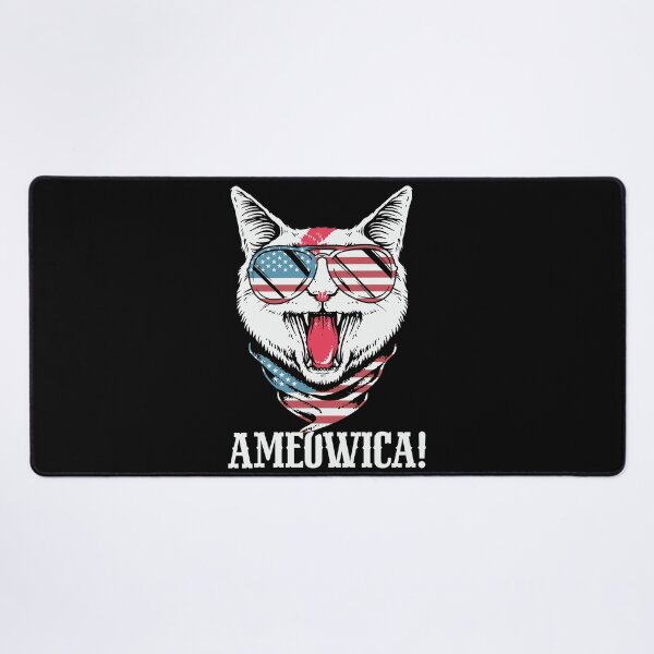 Item preview, Meowica Ameowica American Vintage Cat- Funny Meowica Independence Day 4th of July American Cat Tee Design Gift Idea for 4th of July Cat Lovers designed and sold by Prince - Bestseller ★★★★★.