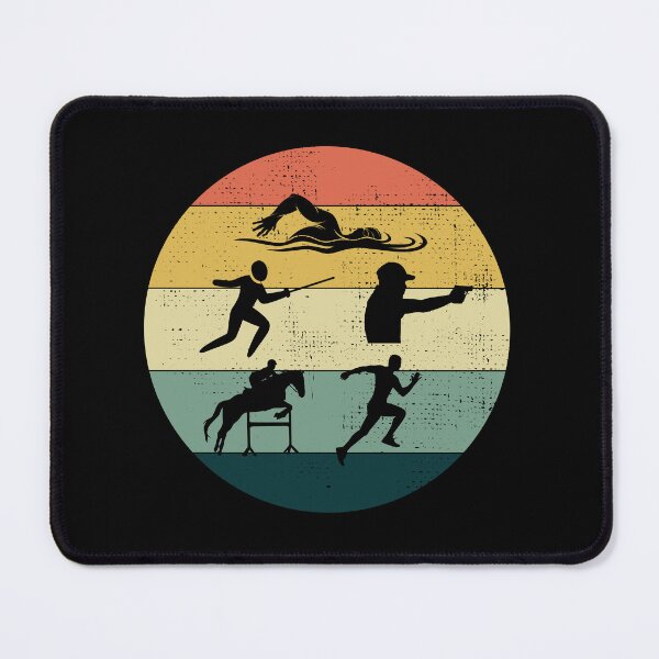 Item preview, Modern Pentathlon - Swimming Fencing Riding Shooting Running designed and sold by CuteDesigns1.