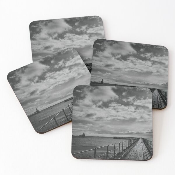 Item preview, Monochrome North Sea Sunrise designed and sold by Violaman.