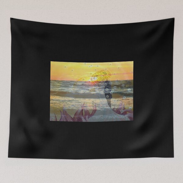 Item preview, Mixed Media: Sunset, seascape and oil painting, photo and painting by Marina Daniluka designed and sold by MariDaniArt.