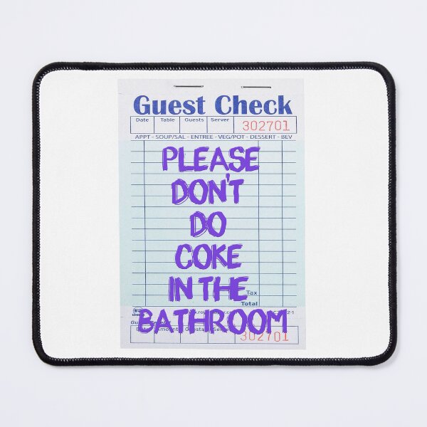 Item preview, in the bathroom - NIKKISBLING GUEST CHECK designed and sold by nicolekap29.