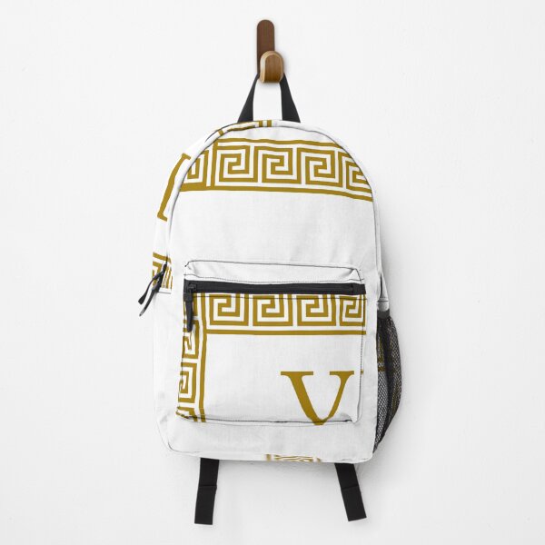 Item preview, Roman Numeral VIII with Golden Meander Pattern | Number 8  designed and sold by Mediterranean Summer.