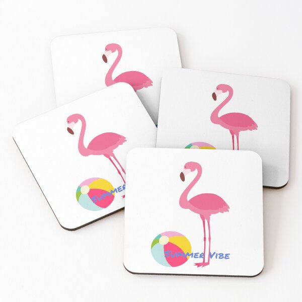 Item preview, Summer, Summer time, Summer vibe, Flamingo, Ball, Sea, Ocean designed and sold by WORLD-SOFIA.