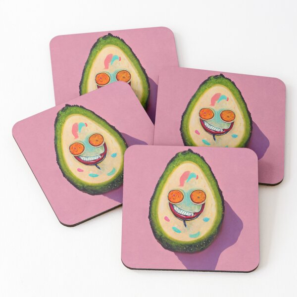 Item preview, Happy Avocado #1 | Vegan | Vegetarian | Cute | Pastel Design designed and sold by lrjtucker.