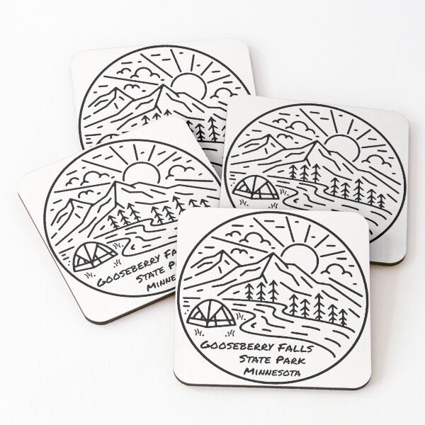Item preview, Gooseberry Falls State Park Stick Logo designed and sold by VanyaKar.