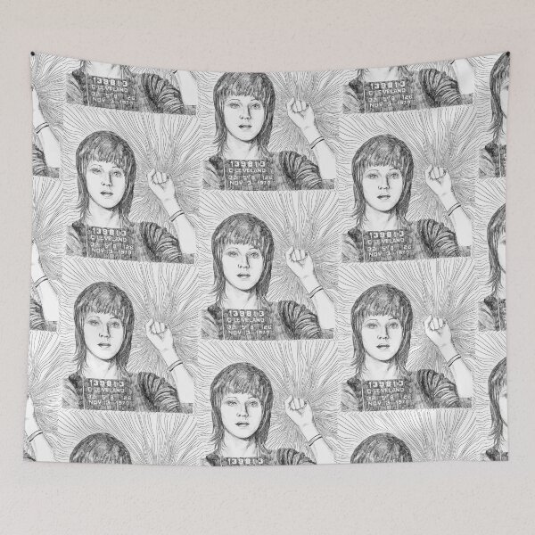Item preview, Jane Fonda Mugshot in Pencil designed and sold by Alex Goubar.